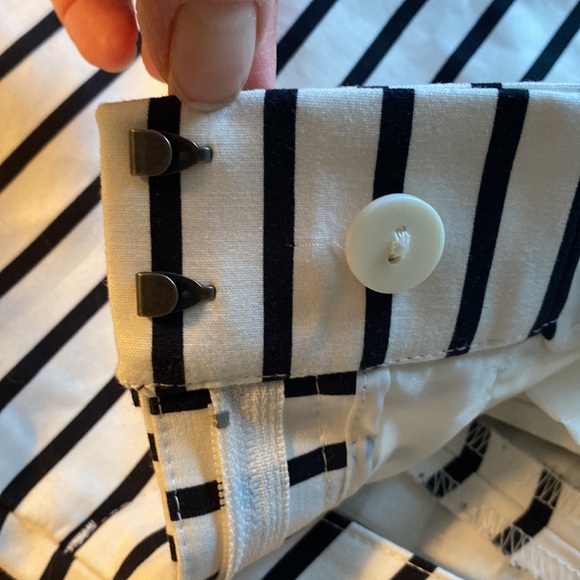 Express columnist striped pants size 2 NWOT - Picture 4 of 6